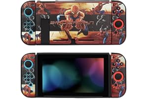 SUPREME SKINZ Coque de protection en caoutchouc TPU résistant pour Nintendo Switch Spiderman