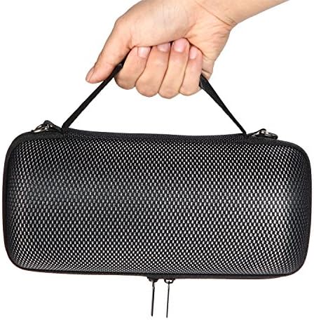 LKNV Hard EVA Case for JBL CHARGE 3 Wireless Bluetooth Portable Speaker (Black-A)