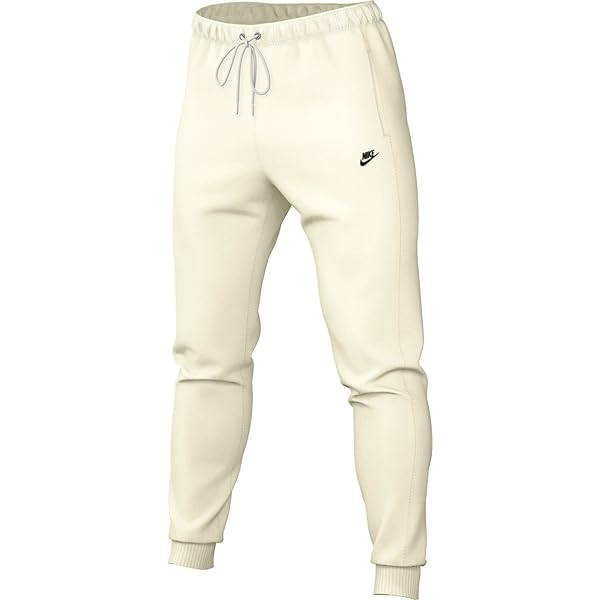 nike tech cream joggers