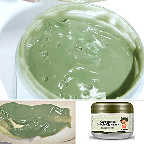 MLMSY Deep Cleansing Carbonated Bubble Clay Maske Nachfüllen und Feuchtigkeitsspendende Maske Maske für Gesichtsbehandlung Entgiftung - 5