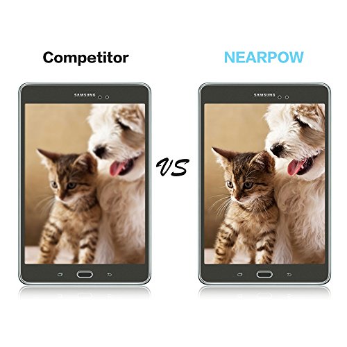 Samsung Galaxy Tab A 9.7 Panzerglas Displayschutzfolie, Nearpow Schutzfolie 9H Härte, Anti-Kratzen, Anti-Öl, Anti-Bläschen, lebenslange Garantie - 5