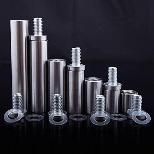 4 X Stand Off Fixings For Glass Sign Fitting Bolts Mounts Nails (40 mm X 16 mm)