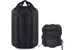 MOOCY Compression Stuff Sack, 20L/45L Sleeping Bag Cover Sack Sleeping Bags Storage Stuff Sack Organizer - Great Sleeping Bags Clothes Camping Hiking Backpacking