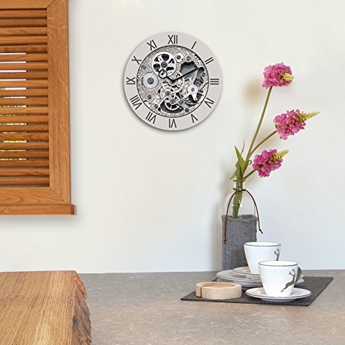 Eurographics U-DT61065 Antique Clockwork 30×30 Glasuhr, Glas, Grau, 30 x 30 x 3.5 cm - 2