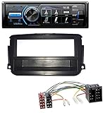 ate (über USB): MPEG 1/2/4, H264, MKV; Sound DSP mit 13-Band Equalizer und Laufzeitkorrektur; 9-Preset EQ (8 voreingestellte und ein frei wählbarer Klangmodi); Gehäuse mit geringerer Einbautiefe (gesamt nur 111 mm); 3 Vorverstärkerausgänge (2,0V) Front, Rear, Subwoofer; Front-AUX-Eingang (3,5mm Miniklinke); Adapter für Original Lenkrad-Fernbedienung optional erhältlich; 3-stufig schaltbarer Dimmer für Farbdisplay und Tastenbeleuchtung; Bluetooth-Freisprechfunktion (HFP) & Audiostreaming (A2D