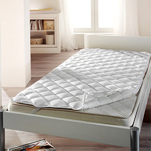 Sommer Winter Fleece Warme Matratzenauflage Matratzenschoner Matratze Auflage Topper verschiedene Größen, Größe:180 x 200 cm