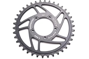 EBIKEFANS Roue de chaîne 36T/38T/40T pour BAFANG BBS01 BBS02 Moteur à entraînement central CNC Plateau Pignon Pièces de rechange pour vélo électrique