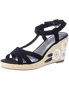 Tamaris Damen 28390 Offene Sandalen mit Keilabsatz