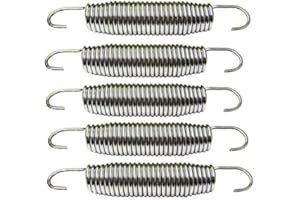 Koenig-Tom 6 molle di ricambio per trampolino (qualità migliorata 2023) circa 138 mm (per trampolino ca. 240 244 305 366 fino a 426 cm ∅)