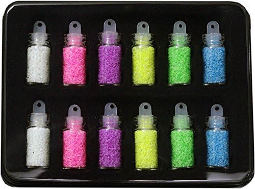 Phosphorescent parts mini bottle input (two each six-color X) 12 Set of case input