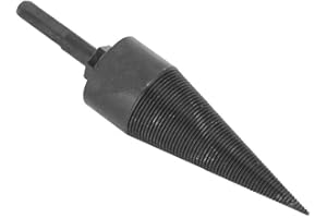 Alupre Household Legna Splitter Cono Punta di Trapano SDS Inoltre Shank Compatibile con Trapano Elettrico