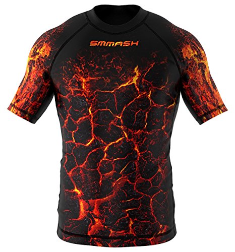 SMMASH Rashguard INFERNO Manche Courte MMA BJJ UFC K1