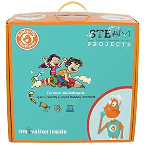 Butterfly Edufields 4-in-1 Science Experiment Kit for Kids 12 Years+ Boys Girls, Learning Toys DIY Kits for Kids Gift Box, Stem Toys Science Adventure Activity Box Made in India