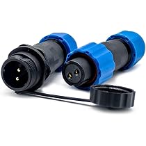 thumbnail image 2 of SP13 3-Pin Waterproof Connector – IP68, 250V/13A, AC/DC, Circular, 2-Port 2 of 6