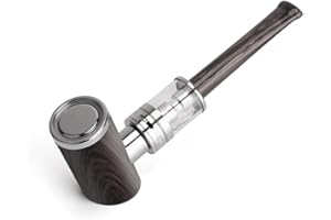 Kamry K1000 Plus tubo de cigarrillo electrónico de madera, 1000mah sólo carga 2horas 30W gran vapor, E cigarrillo Airflow ajustable, Electrónicas Smoking atomizador, Nicotina Libre (Madera Negra)