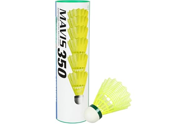 Yonex Mavis 350 Green Cap Nylon Shuttlecock (Yellow)