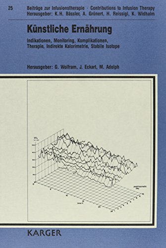 Beiträge zur Infusionstherapie und Transfusionsmedizin /Contributions to Infusion Therapy and Transfusion Medicine / Künstliche Ernährung 1989: ... April 1988. (Beitraege Zur Infusionstherapie)