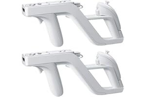 CaaWoo Wii Zapper Gun,Compatibile con Wii Remote e Nunchuck Controller