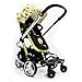 Buggy Stroller Pram Board To Fit Cosatto Giggle - Black/Grey