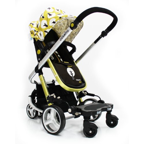 Baby Travel Stroller Pram Three Wheeler Buggy Board Kiddie Kiddy Board For Cosatto Giggle Black