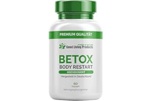 ‎GOOD LIVING PRODUCTS Betox Body Restart – Ergänzend bei Darmsanierung, Detox Kur (3 Dosen je 60 Kapseln)