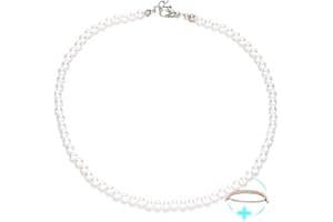 Uonel INDUSTRY Collar perlas hombre 6mm Juvenil verano Colagante Surfero hombre - Luce juvenil