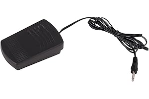 PSDNDEWW Pedal de repuesto para máquina de coser, pedal de costura suave, pedal de pie para máquina de coser doméstica