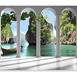 murando Fotomurales 400x280 cm XXL Papel pintado tejido no tejido Decoración de Pared decorativos Murales moderna de Diseno Fotográfico - Naturaleza Paisaje Mar 10110903-13
