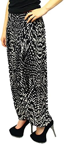 animal Print loose fitting harem pants