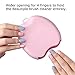 MelodySusie® Apple Shape Makeup Brush Cleaner / Makeup Brush Cleaner Mat / Big Size Makeup Brush Cleaner with Wider Opening for 4 Fingers - Beautiple