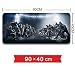 Produktbild IGZNB 900X400Mm Mauspad, Extended XL Large Professionelle Gaming-Mauspad Mit 3 Mm Dickem Sockel-Rainbow Six, E Mauspad