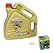 Produktbild Castrol Power1 (10W-40) Ölwechsel-Set Yamaha XVZ 1300 TF Royal Star Venture, Bj. 99-01 - Motoröl, HiFlo Chrom Ölfilter und Dichtring