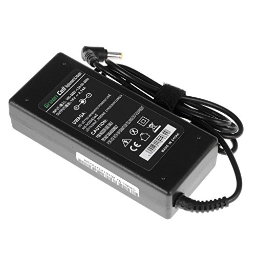 Green Cell® Chicony A10-090P3A Netzteil / Ladegerät inkl. Stromkabel für Acer Notebook / Laptop (Ausgangsspannung: 19V 4.74A 90W, Steckermaße: 5.5-1.7mm) - 5