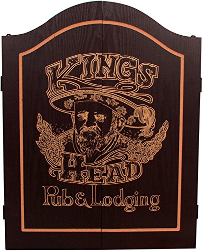 INNERGAMES-D Kings Head Dart de Cabinet, Noir, M