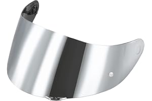 QINGZY Motorradhelm Visier, Helmvisier für Agv K1/K3SV/K5, Visier Motorrad Windschutz, Motorrad Windschutz Helm Objektiv (Silber)