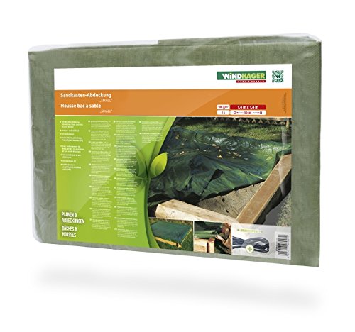Windhager Abdeckplane Sandkasten-Abdeckplane, 1,4 x 1,4 m, grün - 5