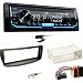 Produktbild JVC KD-X451DBT Autoradio Digitalradio DAB+ Bluetooth USB AUX 1-DIN Spotify Control Einbauset Toyota Aygo Citroen C1 Peugeot 107
