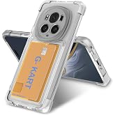Zore Honor ile uyumlu Magic 6 Pro Kılıf Airbag Tasarımlı Şeffaf Kartlıklı Zore G-Kart Kapak Şeffaf