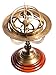 Produktbild JapanAttitude Armillarsphäre aus Messing Astronomie 30 cm mit Fuß Vintage Pirat Steampunk Globe