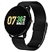 Produktbild REFURBISHHOUSE Metallbuegel CF007S Farbbildschirm Sport Smart Armband CF007 Herzfrequenz Blutdruck Sauerstoff Wasserdicht Fitness Smart Armband (Metall Schwarz)