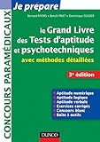 Image de Le grand livre des tests d'aptitude et psychotechniques - 3e éd. : avec méthodes détaillées (Concours paramédicaux et sociaux)