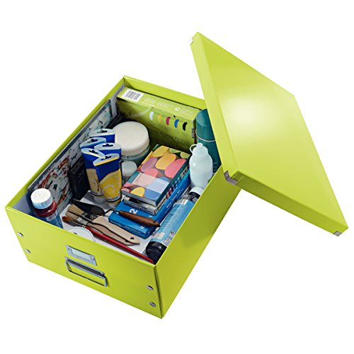 Leitz, Große Aufbewahrungs- und Transportbox, Grün, Für A3, Click & Store, 60450064 - 4