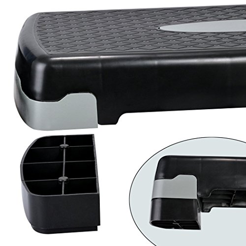 Aerobic Stepper, Sondereu Steppbrett Fitness Stepp Trainer Höhe Einstellbare Brett Metall Max bis zu 200 Kg - 6