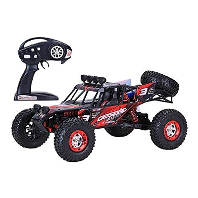 Samber Voiture Télécommandé RC Voiture Tout Terrain 2.4G Véhicule à Échelle 1:12 Voiture de Course Véhicule Radiocommandé Rapide 35km/h (Rouge)