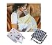 Breastfeeding Nursing Apron Cover Up Poncho Udder Blanket Navy with Dots