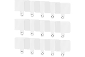 GoldRock Przezroczysty łańcuszek na telefon komórkowy, smycz na telefon komórkowy, uniwersalna naszywka na telefon, wielofunkcyjna opaska na telefon komórkowy, smycz do większości smartfonów,