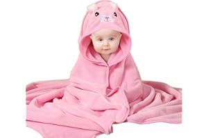 Bieiyhe Cape de Bain Bebe Garcon Fille 80x80 Sortie de Bain Bebe Serviette de Bain Bebe Naissance Nouveau-né Serviette de Toilette Cape de Bain Bébé à Capuche Drap de Bain Bebe Poncho -Gris