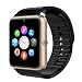 Produktbild Bluetooth Smart Uhr Gold, GT08 Intelligente Armbanduhr Fitness Tracker Armband Sport Uhr mit/Kamera/Schrittzähler/Schlaftracker/Romte Capture Kompatibel mit Android Smartphone