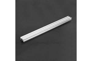 UNBEKANNT Aluminium-Profil-Extrusionsrahmen für CNC-Werkzeug, 100 - 800 mm, silberfarben, 2040 V-Schlitz, 100 mm