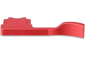 Haoge THB-GR3R Metall Blitzschuh Daumen Griff Daumengriff Handgriff für Ricoh GR III GRIII GR3 Kamera Rot